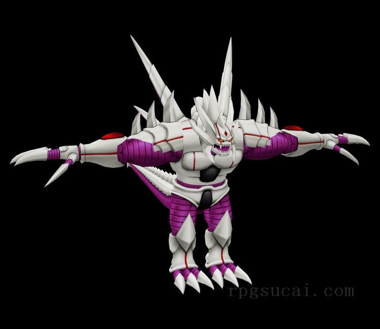 3D模型-怪物3D模型-3D模型(2466)Dragon Quest X - Kyuronos (Beast of Time)