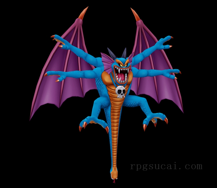 3D模型-怪物3D模型-3D模型(2471)Dragon Quest X - Malroth