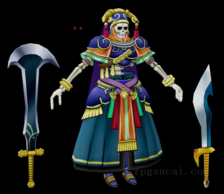 3D模型-怪物3D模型-3D模型(2482)Dragon Quest X - Oren