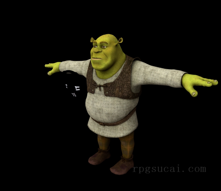 3D模型-怪物3D模型-3D模型(2533)DreamWorks All-Star Kart Racing - Shrek