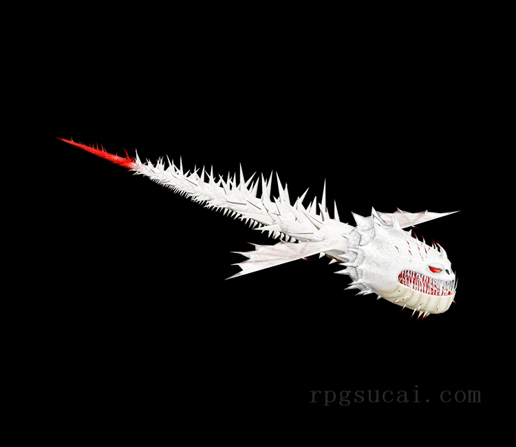 3D模型-怪物3D模型-3D模型(2546)DreamWorks Dragons: Legends of the Nine Realms - Screaming Death (Cutscene)