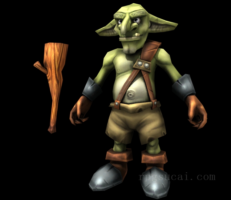 3D模型-怪物3D模型-3D模型(2572)Dungeon Defenders - Goblin
