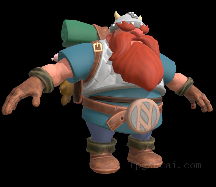 3D模型-怪物3D模型-3D模型(2578)The Dungeon Of Naheulbeuk: The Amulet Of Chaos - The Dwarf