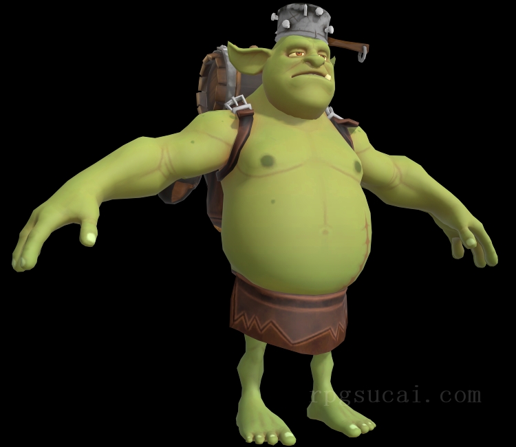 3D模型-怪物3D模型-3D模型(2580)The Dungeon Of Naheulbeuk: The Amulet Of Chaos - The Ogre