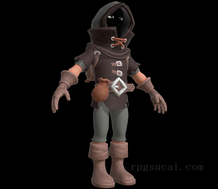 3D模型-怪物3D模型-3D模型(2582)The Dungeon Of Naheulbeuk: The Amulet Of Chaos - The Thief