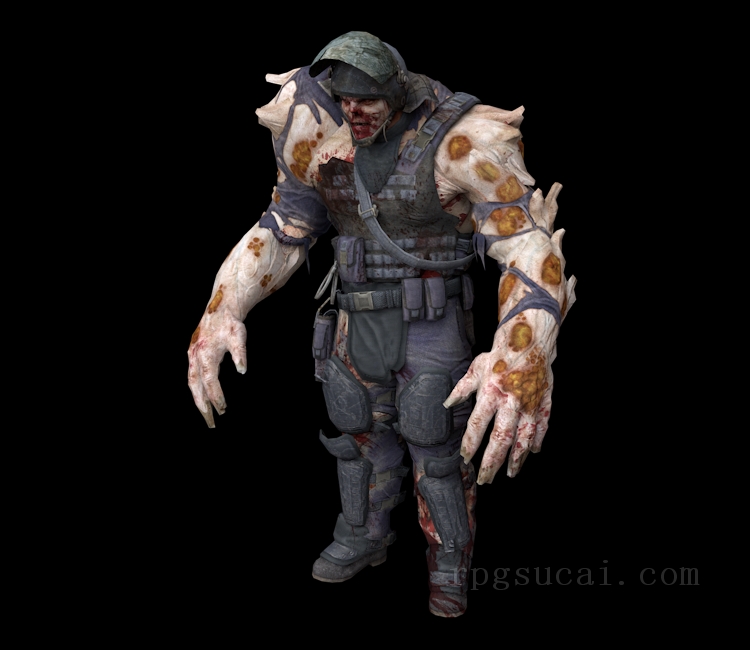 3D模型-怪物3D模型-3D模型(2596)Dying Light - Demolisher