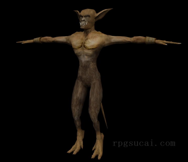 3D模型-怪物3D模型-3D模型(2611)The Elder Scrolls IV: Oblivion - Scamp