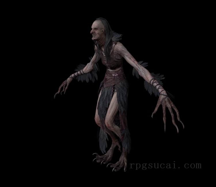 3D模型-怪物3D模型-3D模型(2628)The Elder Scrolls V: Skyrim - Hagraven