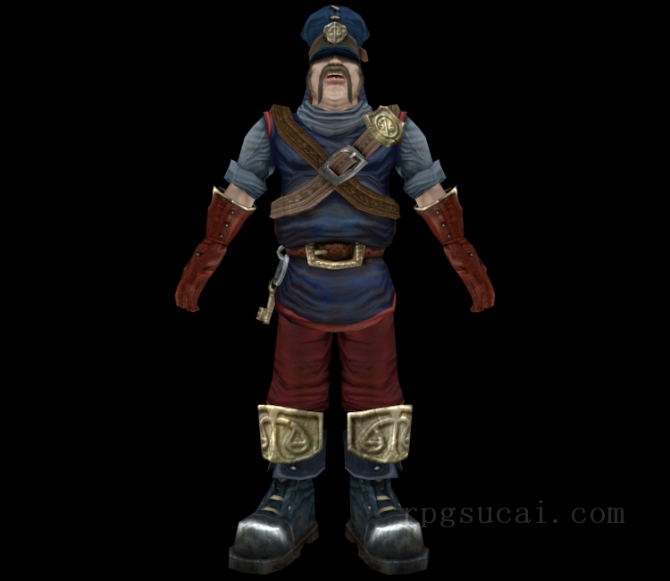 3D模型-怪物3D模型-3D模型(2659)Fable: The Lost Chapters - Sheriff of Bowerstone