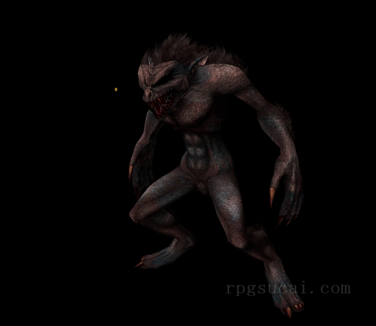 3D模型-怪物3D模型-3D模型(2660)Fable: The Lost Chapters - Balverine