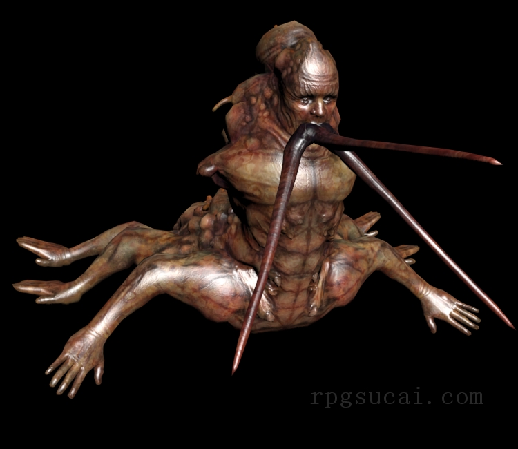 3D模型-怪物3D模型-3D模型(2812)Fallout: New Vegas - Centaur Evolved