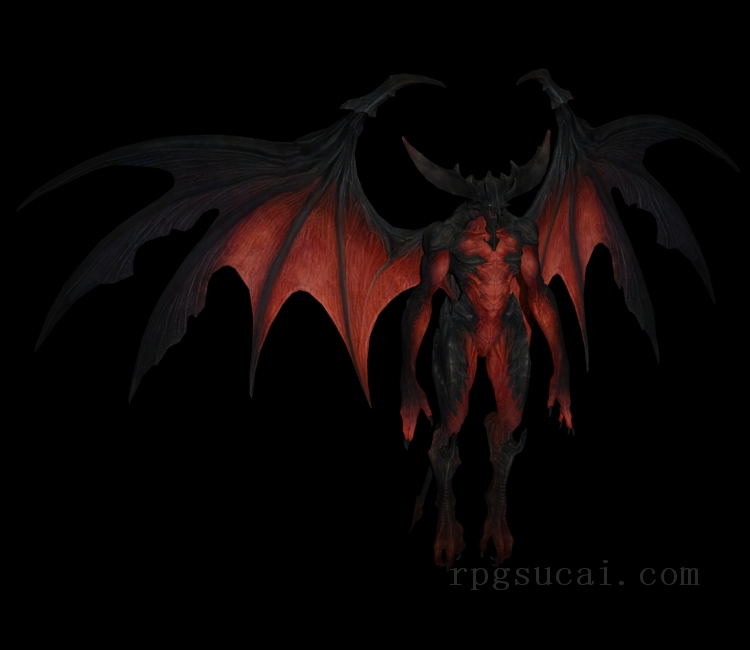 3D模型-怪物3D模型-3D模型(2965)Final Fantasy XIV: A Realm Reborn - Diabolos