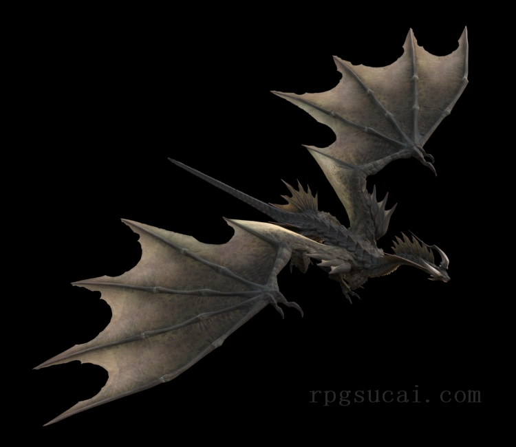 3D模型-怪物3D模型-3D模型(2983)Final Fantasy XIV: A Realm Reborn - Vishap