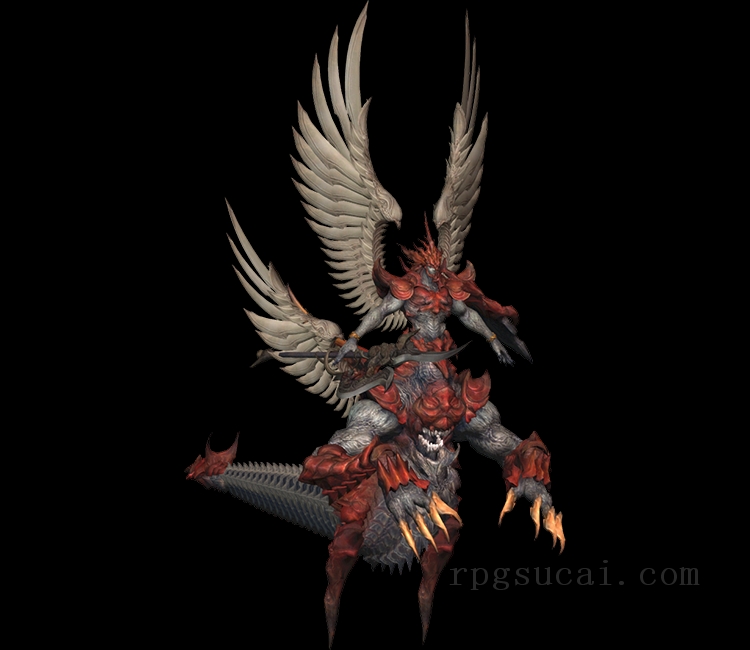 3D模型-怪物3D模型-3D模型(2985)Final Fantasy XIV: A Realm Reborn - Zurvan