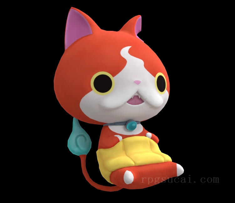 3D模型-怪物3D模型-3D模型(3005)Final Fantasy XIV: A Realm Reborn - Jibanyan Couch