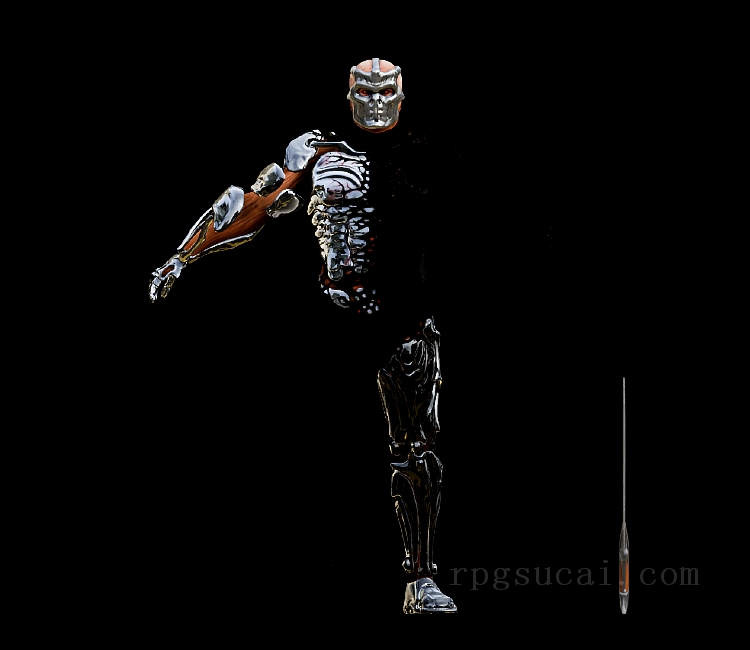 3D模型-怪物3D模型-3D模型(3042)Friday the 13th: The Game - Jason Voorhees (Jason X)
