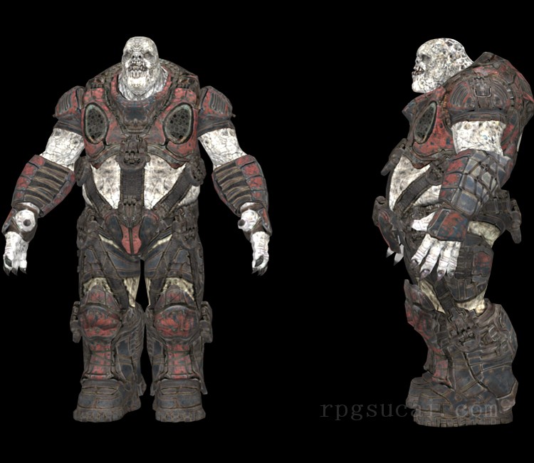 3D模型-怪物3D模型-3D模型(3107)Gears of War - Boomer