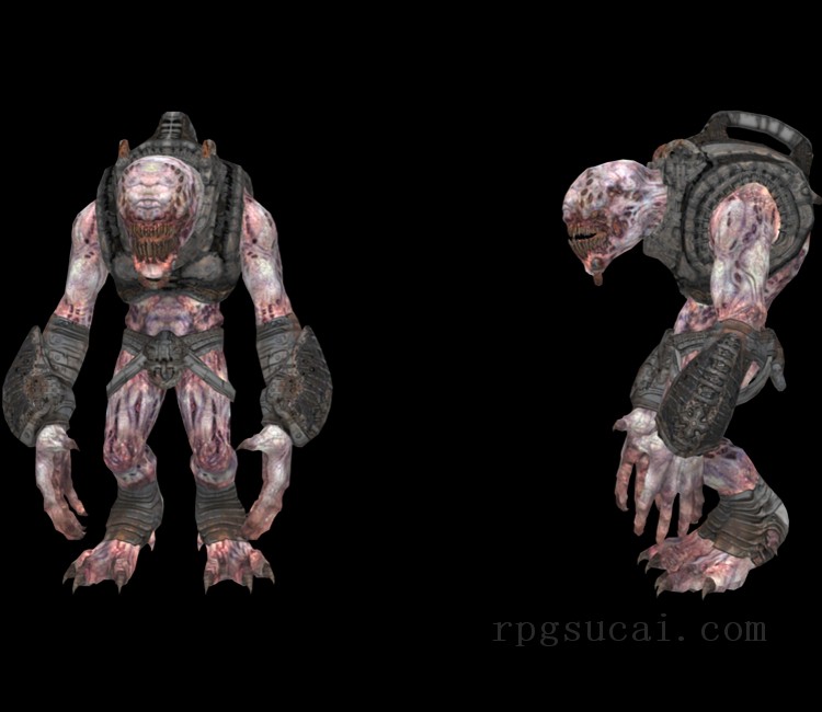 3D模型-怪物3D模型-3D模型(3111)Gears of War - Wretch