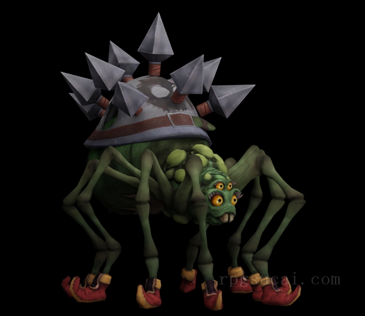 3D模型-怪物3D模型-3D模型(3203)Giana Sisters: Twisted Dreams - Spider