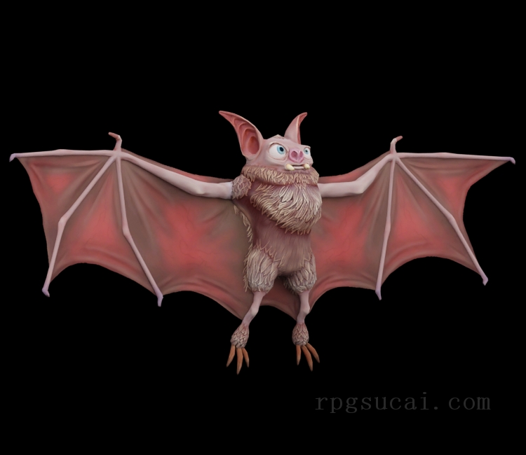 3D模型-怪物3D模型-3D模型(3372)Giana Sisters: Twisted Dreams - Bat