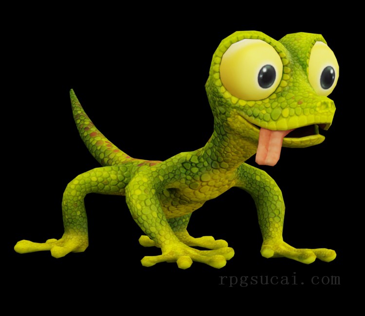 3D模型-怪物3D模型-3D模型(3385)Giana Sisters: Twisted Dreams - Gecko
