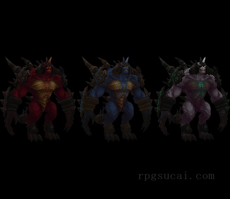 3D模型-怪物3D模型-3D模型(3711)Heroes of the Storm - Diablo (Hell Iron)