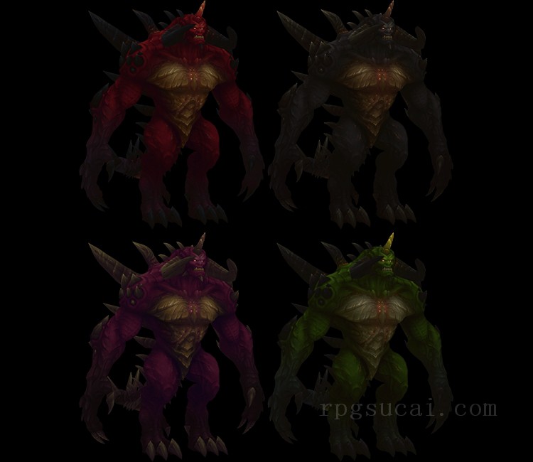 3D模型-怪物3D模型-3D模型(3713)Heroes of the Storm - Diablo (Lord of Terror)
