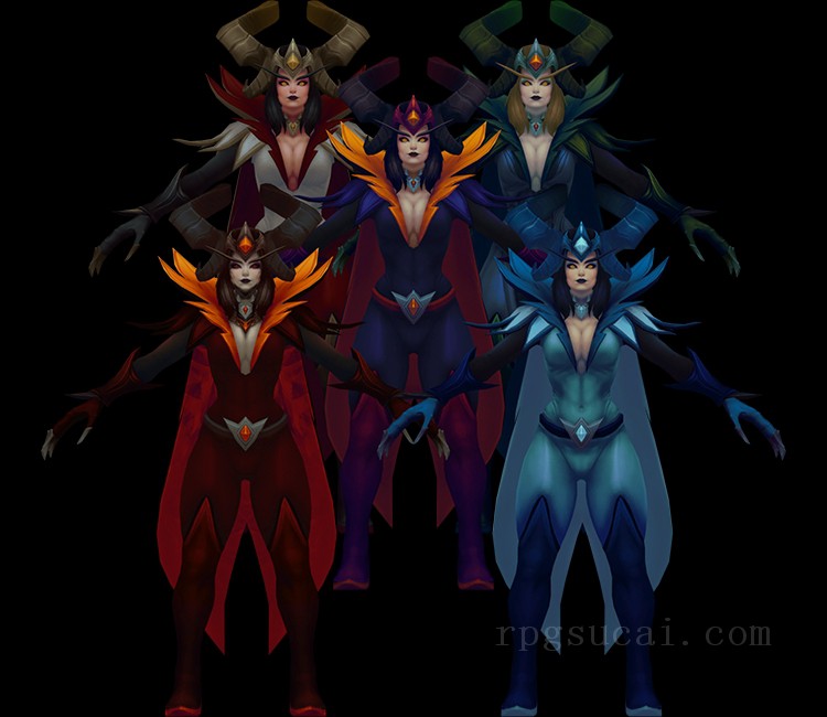 3D模型-怪物3D模型-3D模型(3716)Heroes of the Storm - Alexstrasza (Dark Queen)