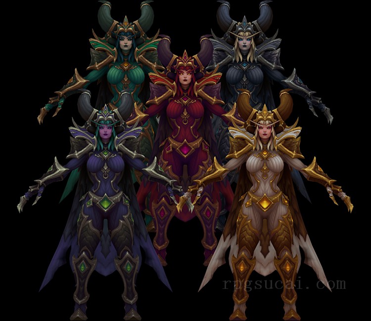 3D模型-怪物3D模型-3D模型(3717)Heroes of the Storm - Alexstrasza (Dragon Aspect)
