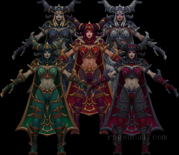 3D模型-怪物3D模型-3D模型(3719)Heroes of the Storm - Alexstrasza (The Life-Binder)