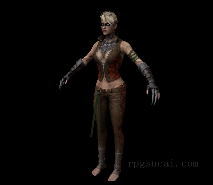 3D模型-女3D模型-3D模型(942)Batman: Arkham Origins - Copperhead
