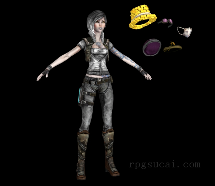 3D模型-女3D模型-3D模型(1090)Borderlands: Game of the Year Enhanced - Lilith