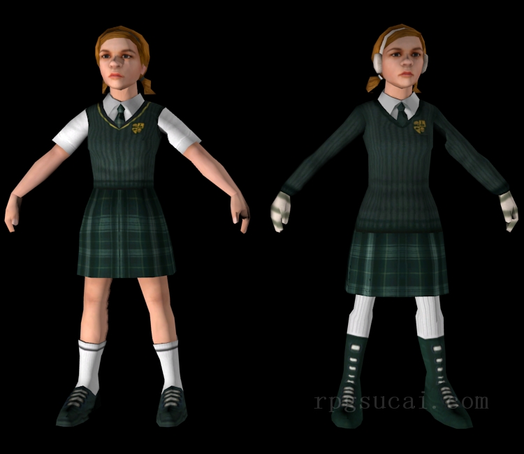 3D模型-女3D模型-3D模型(1117)Bully: Scholarship Edition - Karen Johnson