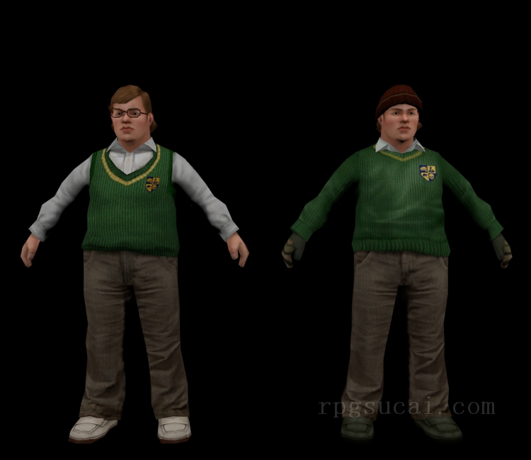 3D模型-女3D模型-3D模型(1131)Bully: Scholarship Edition - Melvin O'Connor
