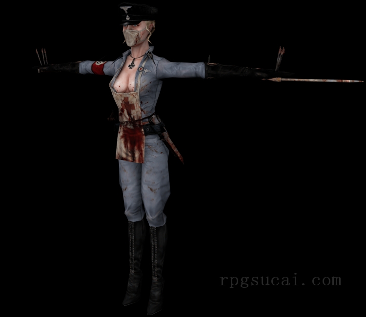 3D模型-女3D模型-3D模型(1170)BloodRayne - Butcheress
