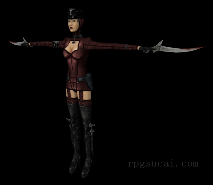 3D模型-女3D模型-3D模型(1174)BloodRayne - Mynce
