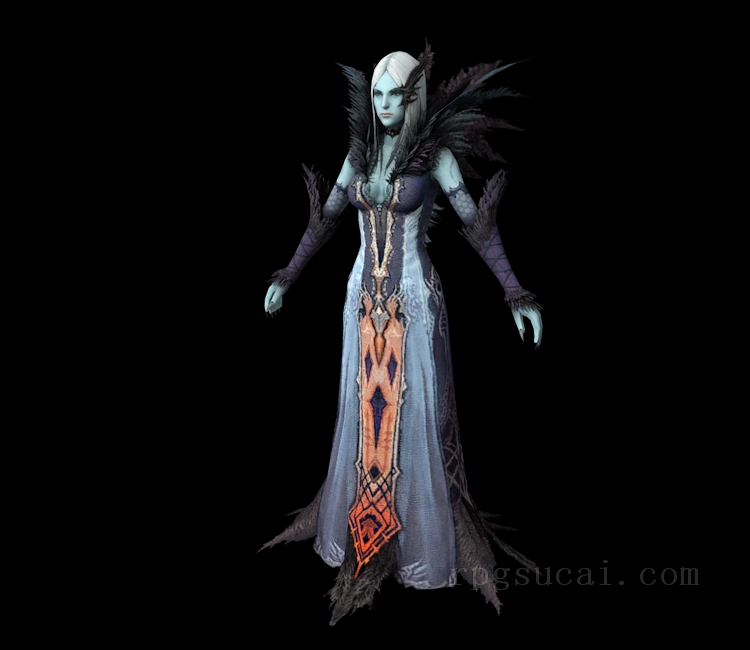 3D模型-女3D模型-3D模型(1208)Aion - Soul Healer (Asmodian, Female)