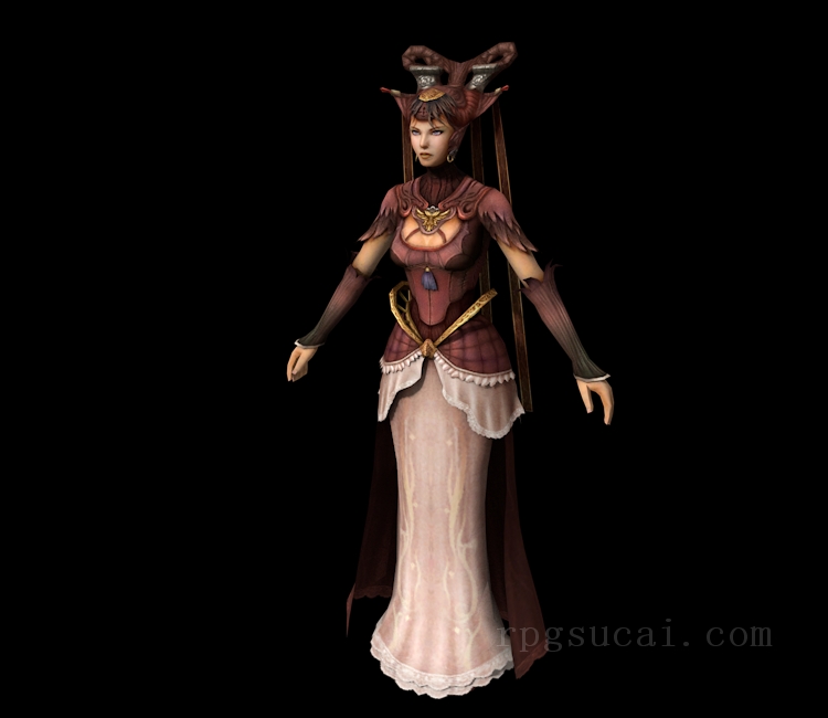 3D模型-女3D模型-3D模型(1210)Aion - Soul Healer (Elyos, Female)