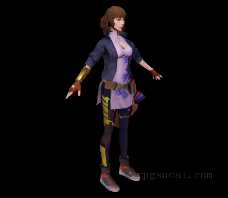 3D模型-女3D模型-3D模型(1424)Mobile - Doomsday: Last Survivors - Chun