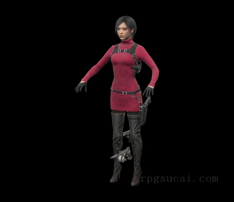 3D模型-女3D模型-3D模型(1489)Mobile - State of Survival: Zombie War - Ada Wong (Menu)