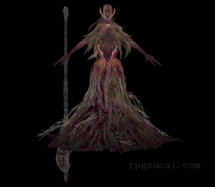 3D模型-女3D模型-3D模型(1876)Dark Souls II - Elana, the Squalid Queen