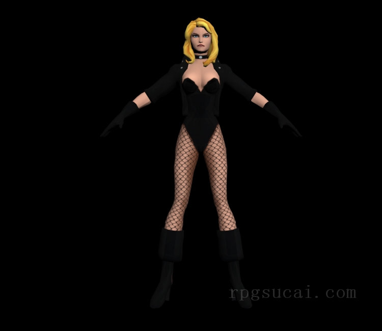 3D模型-女3D模型-3D模型(2051)DC Universe Online - Black Canary