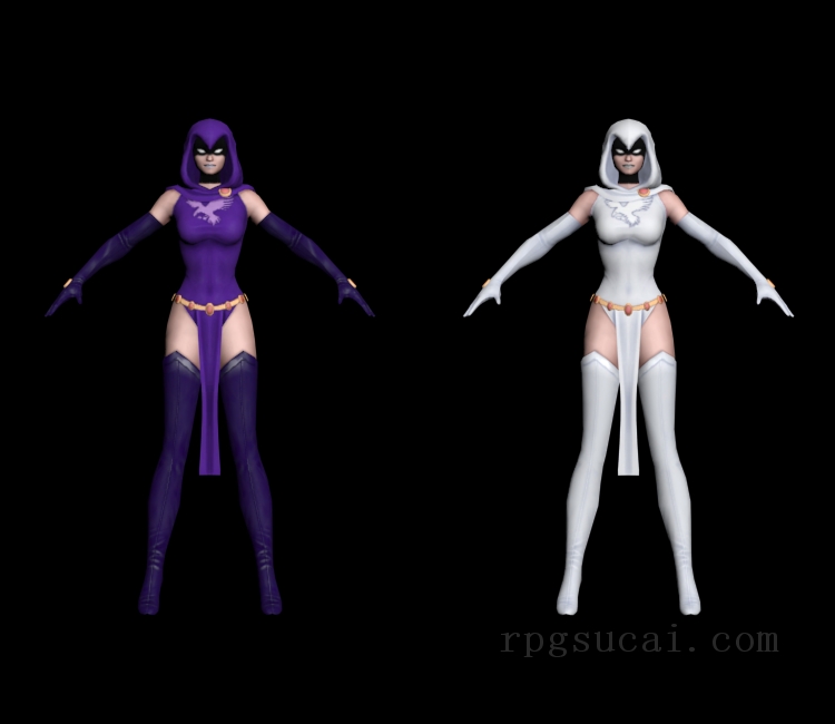 3D模型-女3D模型-3D模型(2069)DC Universe Online - Raven