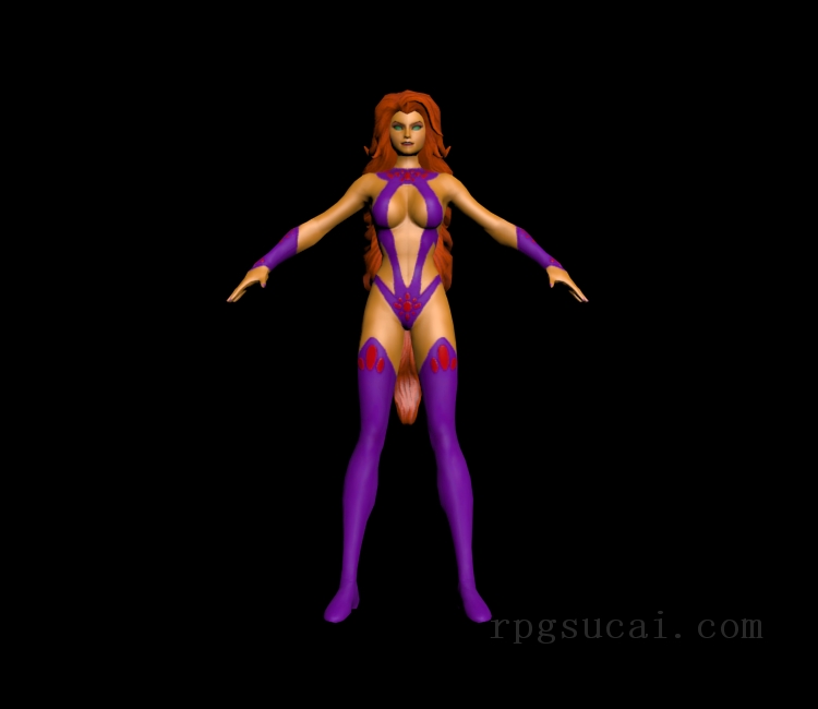 3D模型-女3D模型-3D模型(2071)DC Universe Online - Starfire