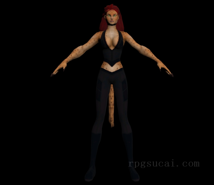 3D模型-女3D模型-3D模型(2073)DC Universe Online - Cheetah