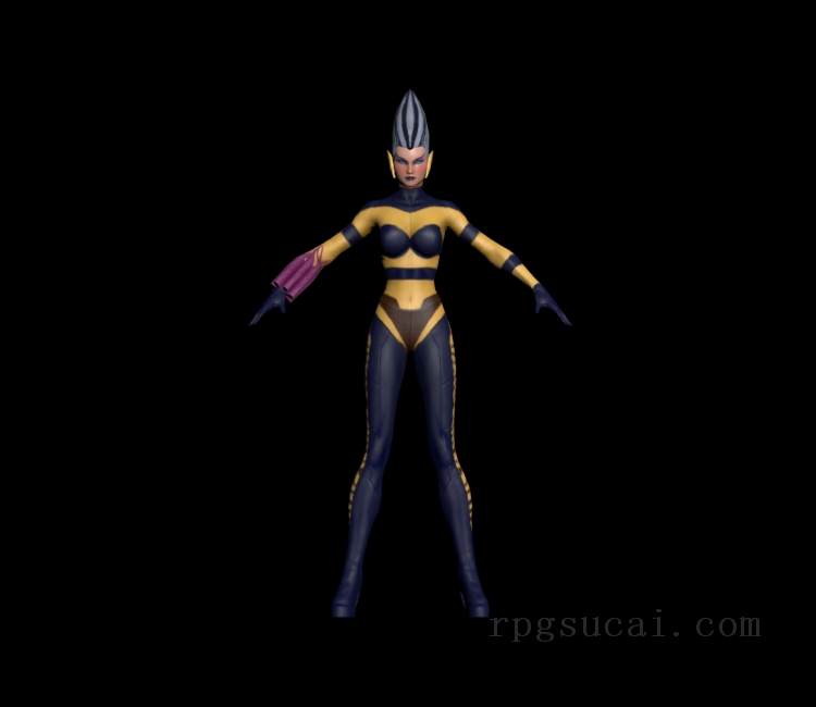 3D模型-女3D模型-3D模型(2089)DC Universe Online - Queen Bee