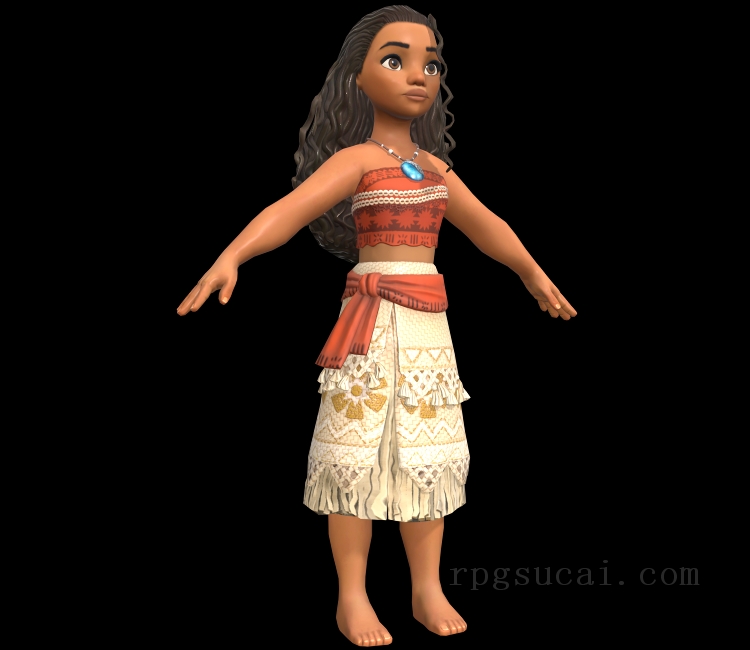 3D模型-女3D模型-3D模型(2134)Disney Dreamlight Valley - Moana