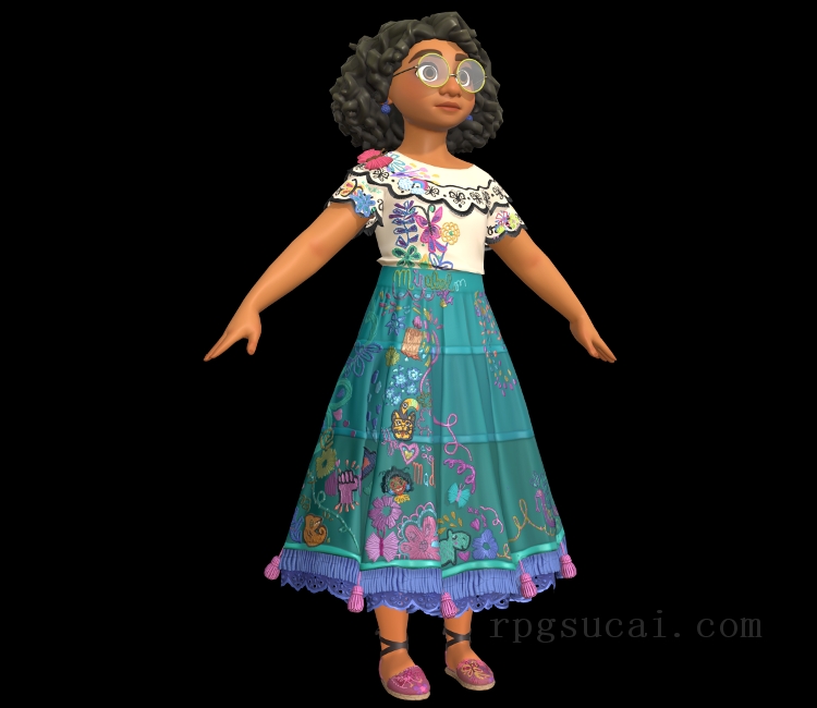 3D模型-女3D模型-3D模型(2138)Disney Dreamlight Valley - Mirabel Madrigal