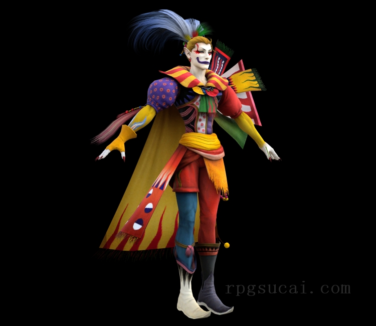 3D模型-女3D模型-3D模型(2972)Final Fantasy XIV: A Realm Reborn - Kefka