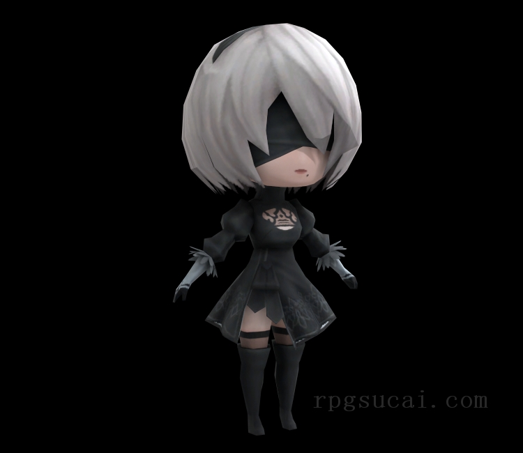 3D模型-女3D模型-3D模型(2986)Final Fantasy XIV: A Realm Reborn - 2B Automaton